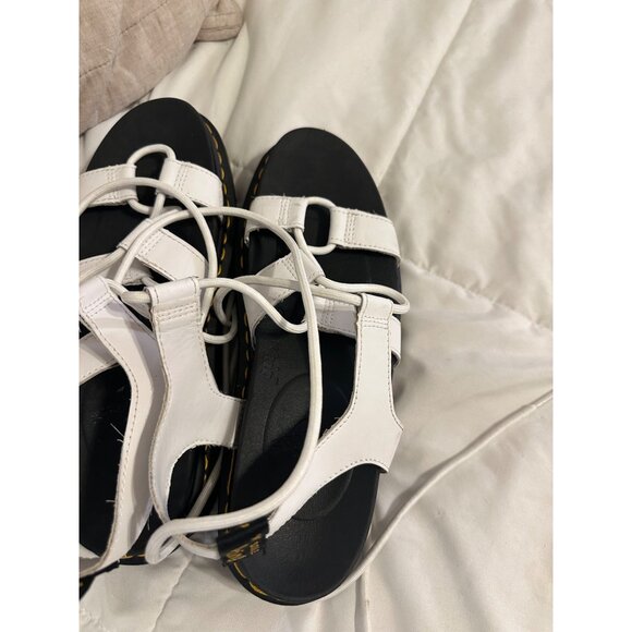 Dr. Martens Nartilla White Leather Gladiator Sandals Womens 10 Chunky platform - Picture 4 of 16